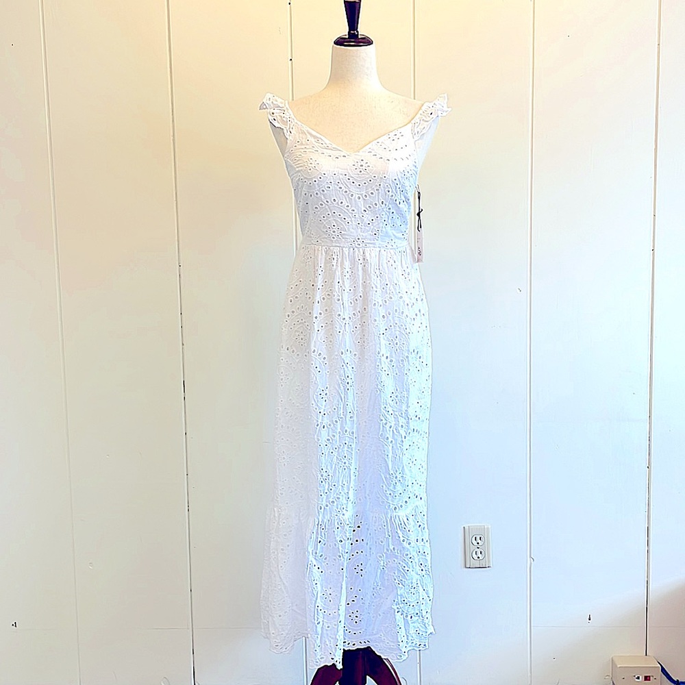 Sincerely Jules White Maxi Dress
